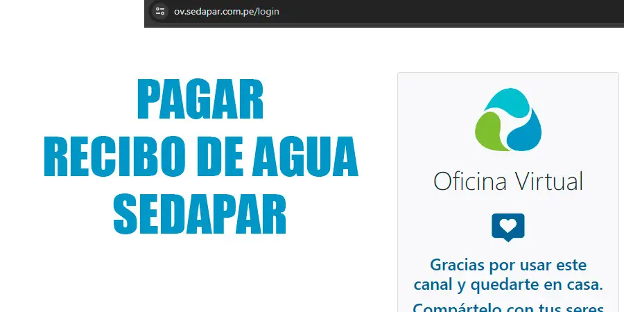 ¿Cómo pagar recibo de agua Arequipa?